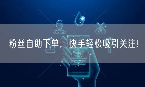 粉丝自助下单，快手轻松吸引关注!