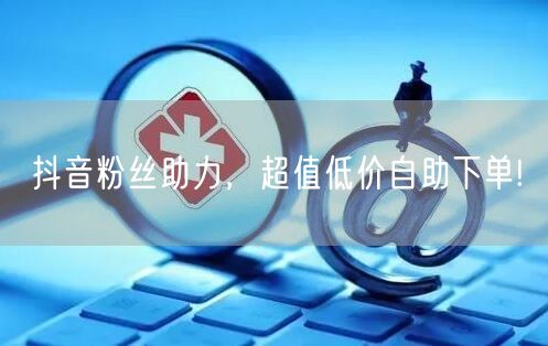 抖音粉丝助力，超值低价自助下单!