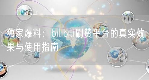 独家爆料：bilibili刷赞平台的真实效果与使用指南