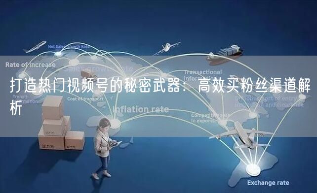 打造热门视频号的秘密武器：高效买粉丝渠道解析