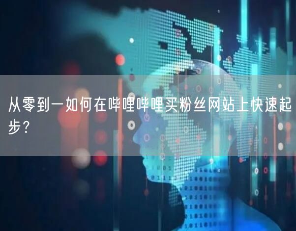 从零到一如何在哔哩哔哩买粉丝网站上快速起步？