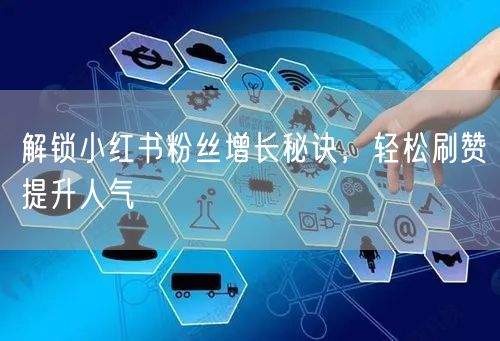 解锁小红书粉丝增长秘诀，轻松刷赞提升人气