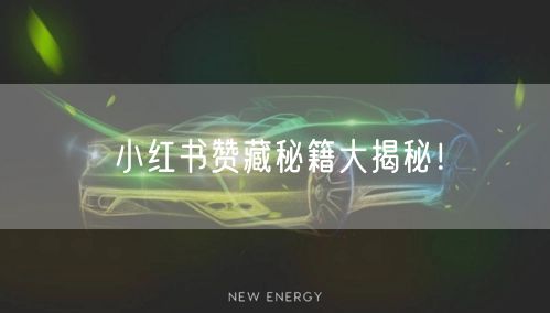 小红书赞藏秘籍大揭秘！
