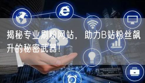 揭秘专业刷粉网站，助力B站粉丝飙升的秘密武器！