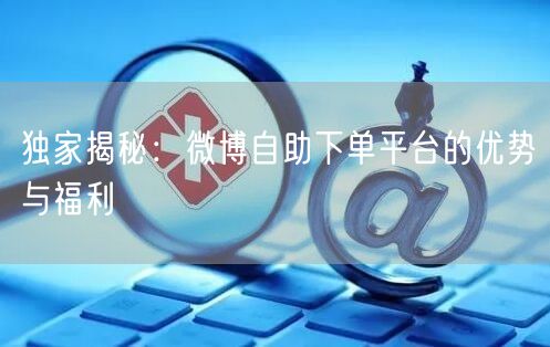 独家揭秘：微博自助下单平台的优势与福利