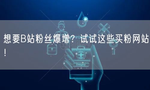 想要B站粉丝爆增？试试这些买粉网站！