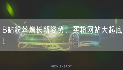 B站粉丝增长新姿势：买粉网站大起底！
