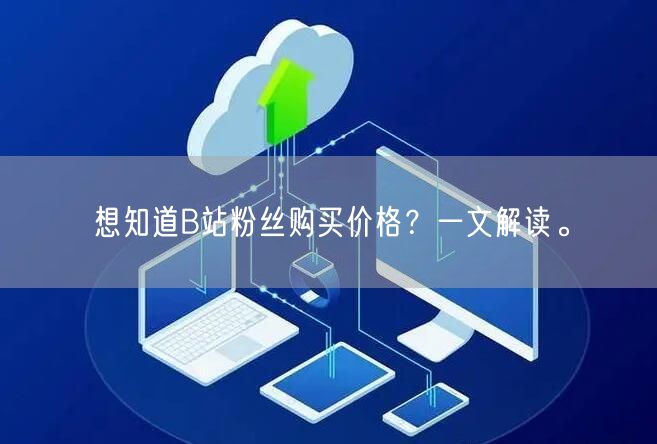 想知道B站粉丝购买价格？一文解读。