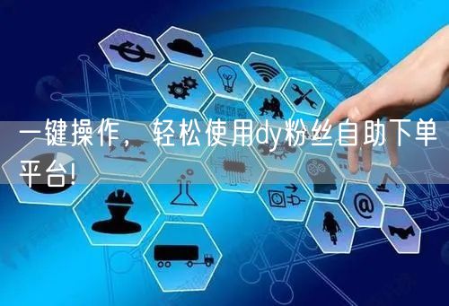 一键操作，轻松使用dy粉丝自助下单平台!